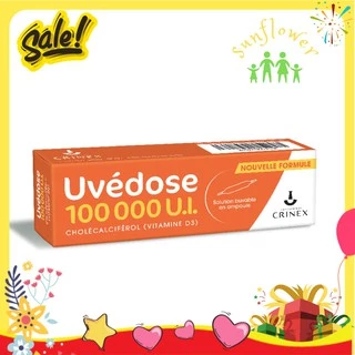 Vitamin D3 Uvedose Liều Cao 100000 UI Của Pháp Cho Bé Từ 18 Tháng