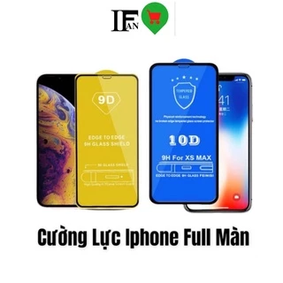 CƯỜNG LỰC IPHONE 10D FULL MÀN iphone 6/7/8/X/11/12/13 Pro/13Promax/14Promax tặng khăn lao