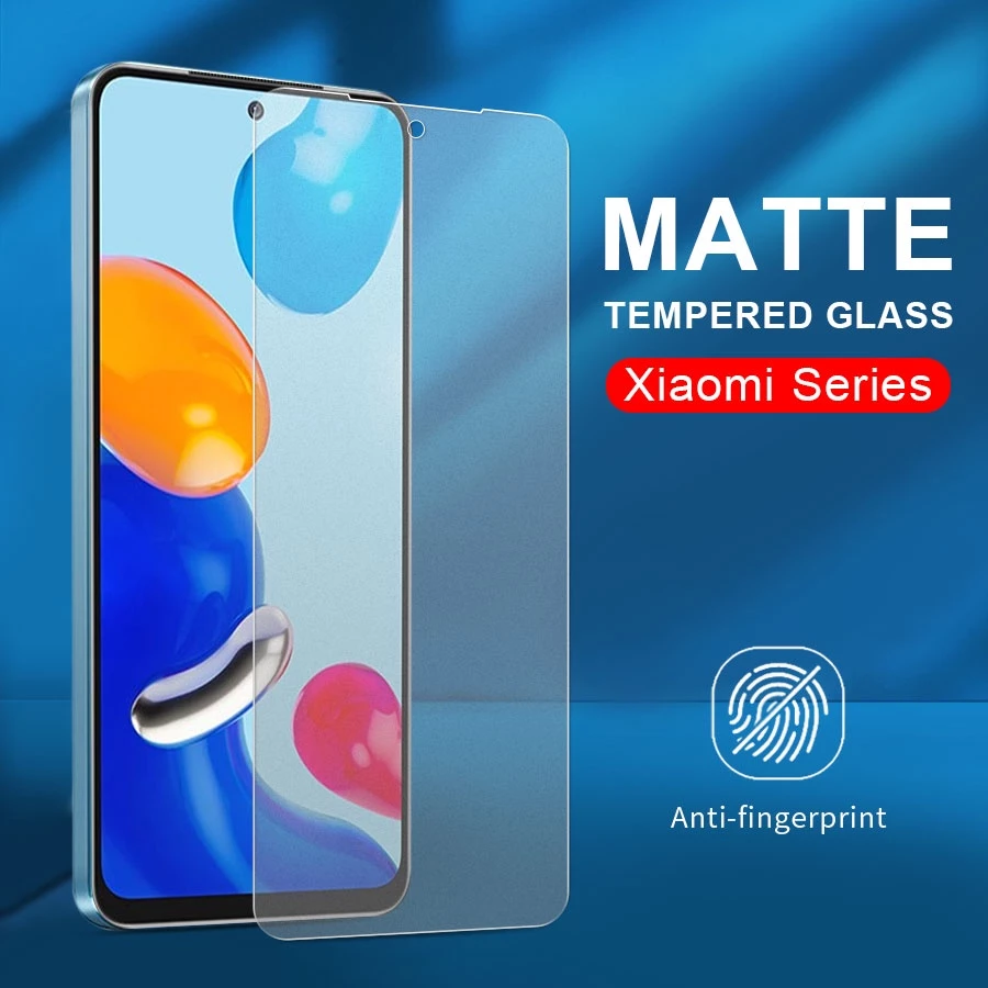 Kính Cường Lực Nhám Bảo Vệ Màn Hình Cho Xiaomi Redmi Note 12 12S 11 11S 10 Pro 5G Mi 11 Lite 5G NE 11T Poco M3 M4 F2 F3 X3 Pro