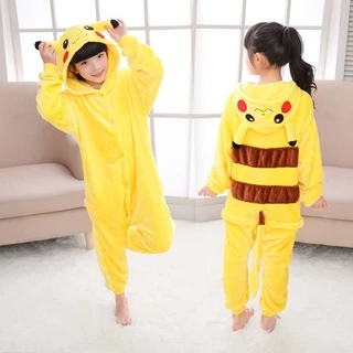 Bộ liền thân siêu đáng yêu hình nhân vật Pikachu