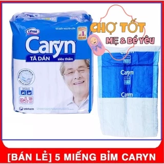 COMBO 5 MIẾNG BỈM DÁN CARYN CHO MẸ SAU SINH (SIZE L/XL)