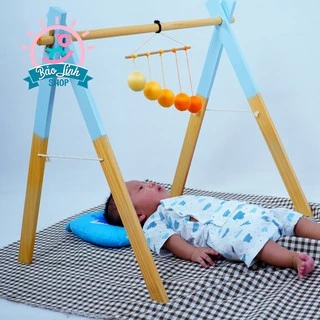 Đồ chơi chuyển động phát triển thị giác Gobby nguyên liệu - CHUẨN MONTESSORI| Đồ chơi sơ sinh cho bé 0-6 tháng