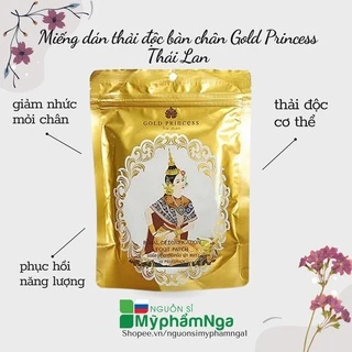 Miếng dán thải độc bàn chân Gold Princess Thái Lan