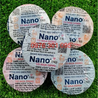 Băng Keo Điện NANO TÔ Nga Dũng 10Y / 20Y Đủ Màu