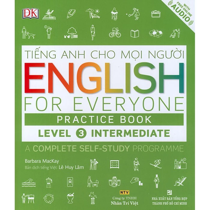 Sách - English for Everyone - Level 3 Intermediate - Practice Book (kèm CD)