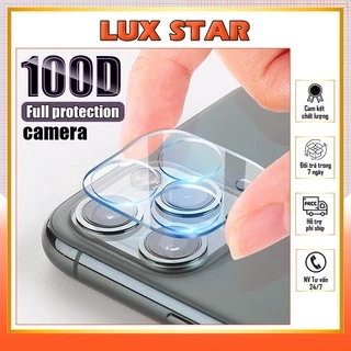 Kính cường lực bảo vệ Camera Iphone 9H trong suốt 11/11pro/11proMax/12mini/12/12pro/12proMax/13/14/pro/max/plus