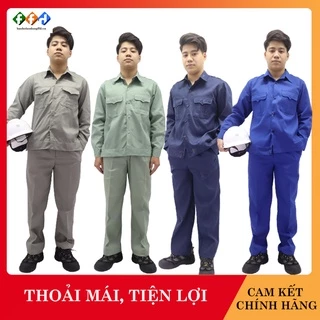 Quần áo bảo hộ lao động vải Kaki liên doanh 01 nhiều màu, sản xuất bởi Bảo hộ FFD