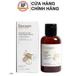 Gel Sữa rửa mặt bí đao  giảm dầu và mụn ẩn COCOON 140ml