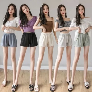 [Freesize 40kg-70kg] Quần đùi nữ mặc ngủ, mặc nhà mềm mịn đẹp