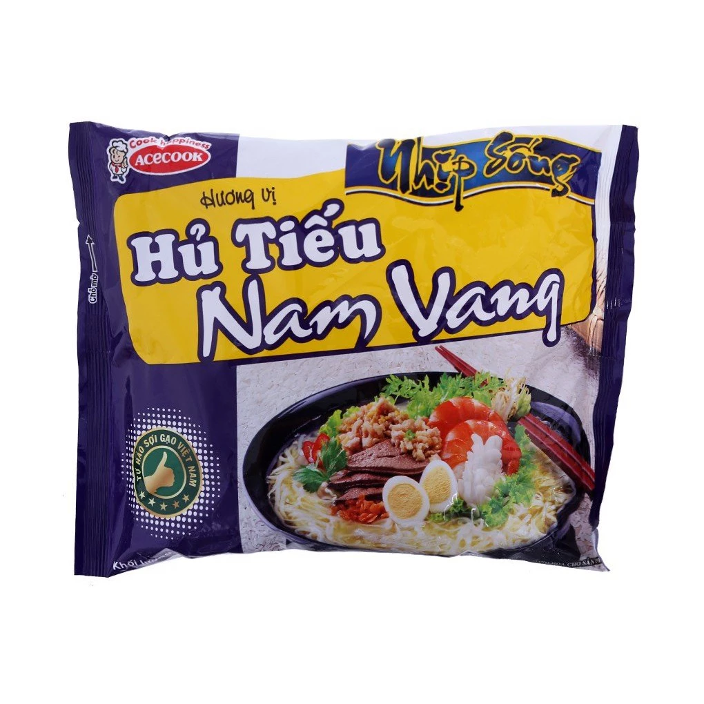 [Combo 5 gói] Hủ tiếu Nam Vang Nhịp Sống gói 70g.