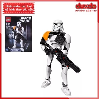 No.320 Lắp ghép Chiến tranh giữa các vì sao Stormtrooper Commander - Đồ chơi Xếp hình Mô hình Minifigures 75531