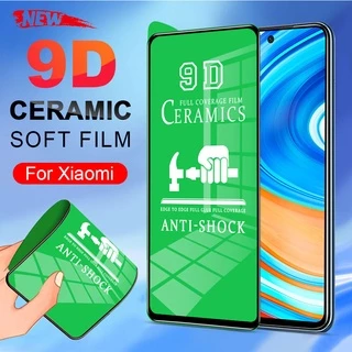 Kính cường lực 9D cho Xiaomi Mi 11 Lite 10t Poco X3 Nfc F2 F3 M3 K20 K30 Pro Redmi 9t 9a 9c Note 10 10s 9 9s 8 8a 7