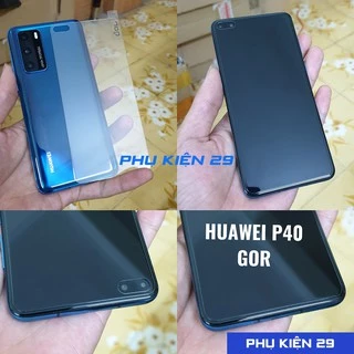 [Huawei P20 Pro/ P30/ P40] Kính cường lực cao cấp chống bám vân tay GOR