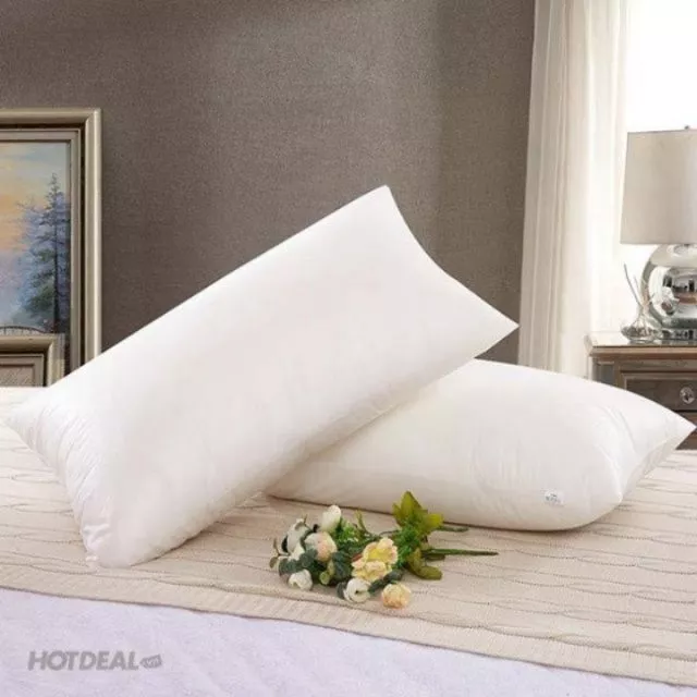 Ruột gối bông hạt cao cấp size 45x65 kháng khuẩn êm ái