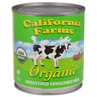 [hsd 2026] Sữa Đặc Hữu Cơ Có Đường California Farms Organic Sweetened Condensed milk 397G