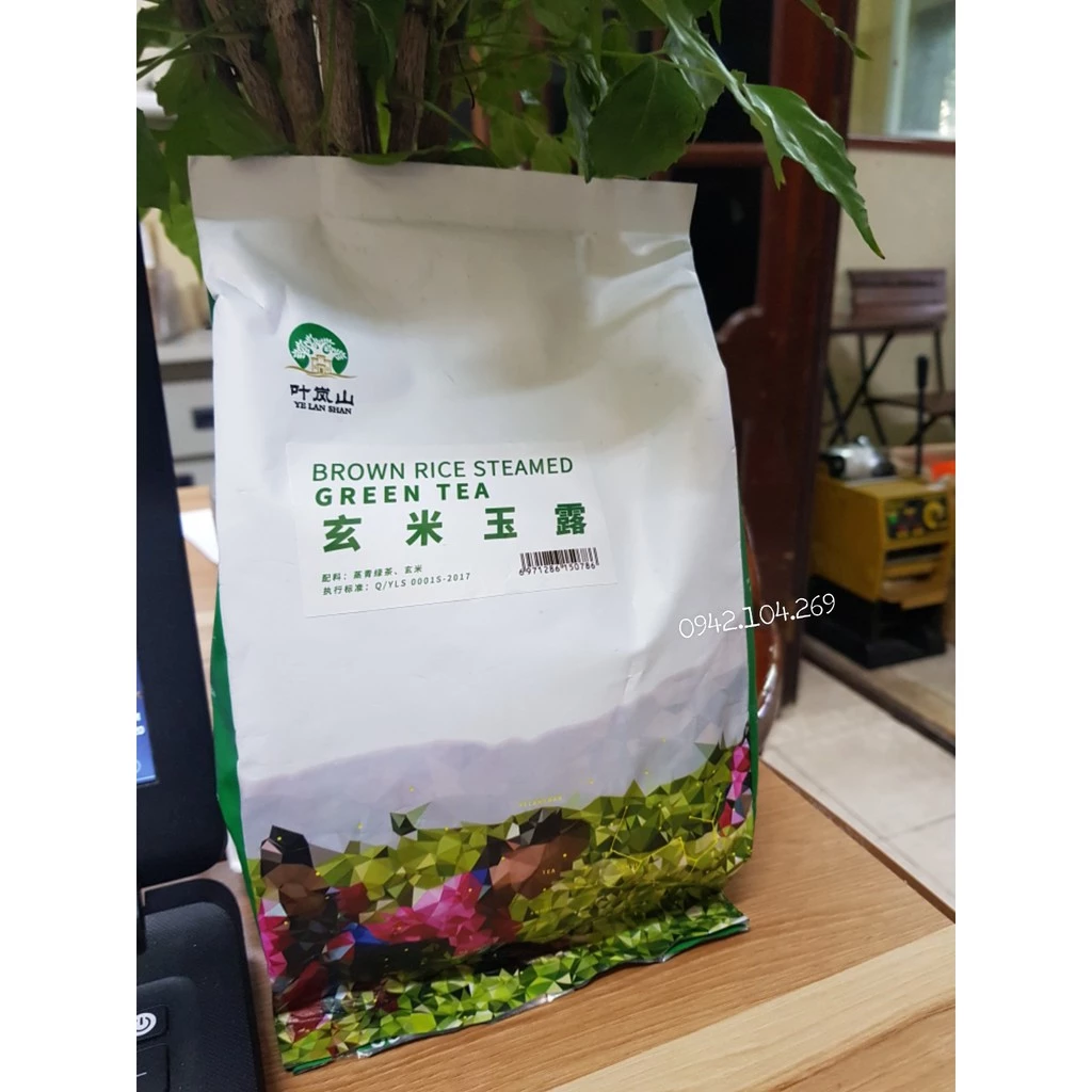 Trà Gạo Lức Yelanshan gói 500g/ Trà gạo Lức Cô gái gói 500g pha trà sữa đỉnh cao