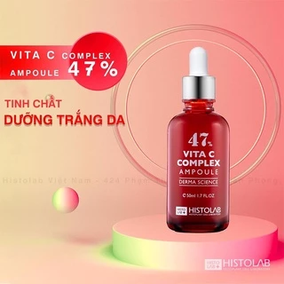 [HISTOLAB] TINH CHẤT DƯỠNG TRẮNG DA - VITA C COMPLEX AMPOULE 47% CHÍNH HÃNG