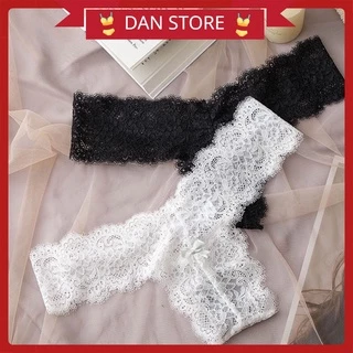 Quần Lót Nữ - Quần Lót Ren Lọt Khe cao cấp cạp chữ V sexy gợi cảm DAN STORE MÃ C32