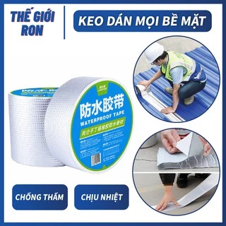 Băng Keo Siêu Dính Đa Năng Rộng 5cm/10cm Miếng Dán Chống Thấm Nước Cho Tường, Mái Tôn, Ống,Trần Nhà