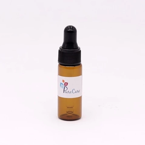 Chai thủy tinh bóp giọt NÂU cánh gián 5ml 10ml PURECARE chiết tinh dầu serum dưỡng da