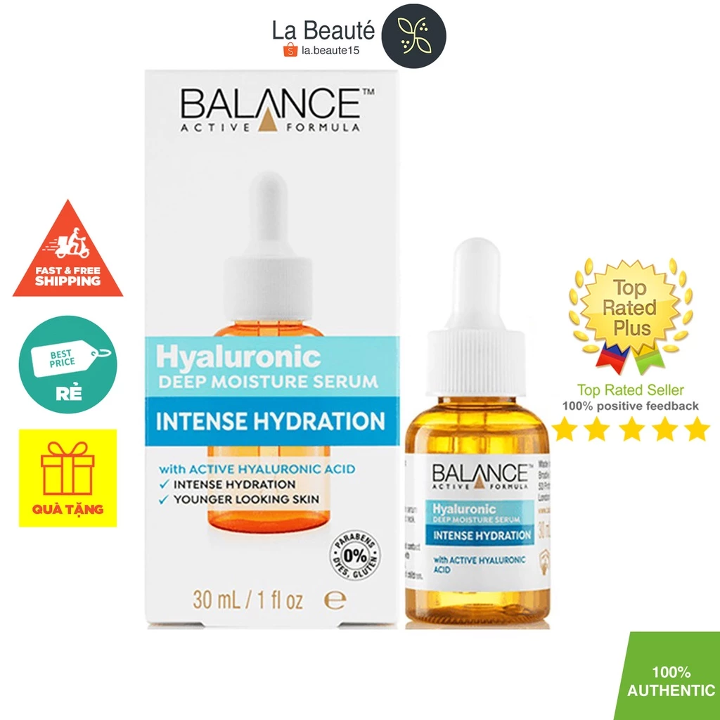 Balance Hyaluronic Deep Moisture - Tính Chất Giữ Nước Giúp Da Căng Mọng 30ml