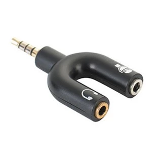 [Mã ELHACE giảm 4% đơn 300K] Bộ gộp micro và audio âm thanh ra 1 cổng jack cắm 3.5mm tiện lợi