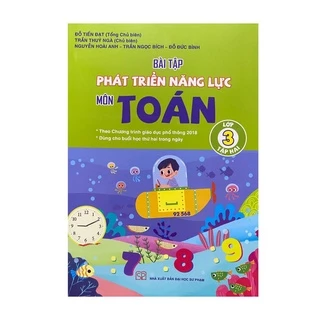 Sách - Bài tập phát triển năng lực môn Toán lớp 3 tập 2 - xanh lá