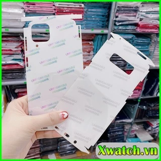 Miếng dán PPF Full lưng viền Samsung S21 ultra Note 20 S22 plus S22 ultra S10+ S10plus S10e M33 S10 5g Note 8 9 Note 10