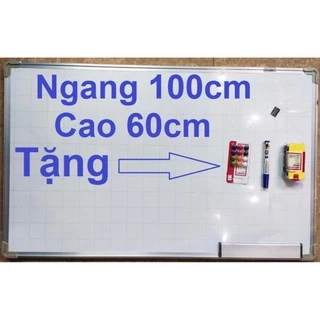 Bảng từ trắng DongBu Hàn Quốc 60 x 100cm tặng  kem nam châm,bút ,lau bảng