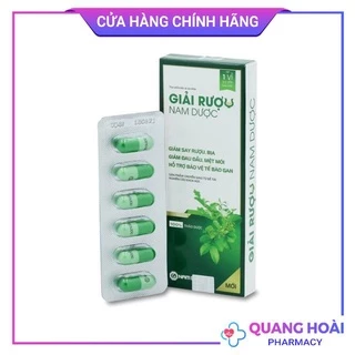 Giải rượu Nam Dược - Giảm say rượu bia, đau đầu mệt mỏi, bảo vệ Gan