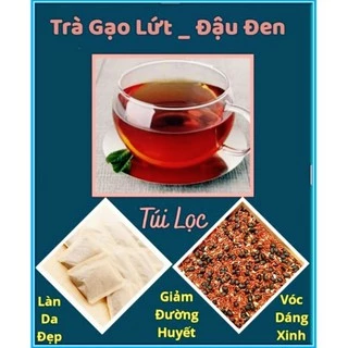 Trà Giảm Cân GẠO LỨT ĐẬU ĐEN, 40 Túi lọc