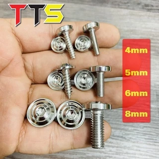 ( V3 DÙ THÁI ) Ốc salaya inox lắp dàn áo, gác chân, đĩa phuộc xe máy từ 4ly, 5ly, 6ly, 8ly đầy đủ kích thước