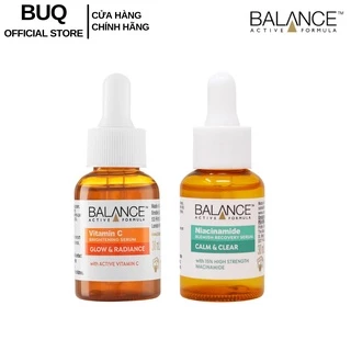 Combo Serum Ngừa Mụn, Giảm Thâm Và Làm Sáng Da Balance Vitamin C Và Niacinamide Serum 30ml/Chai