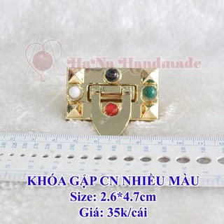 Khóa Gập Chữ Nhật Nhiều Màu (35k/cái)