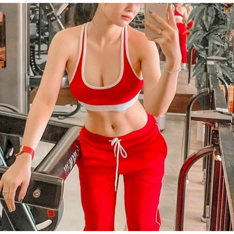 SET TẬP GYM YOGA ÁO BRA QUẦN JOGGER NĂNG ĐỘNG CÁ TÍNH