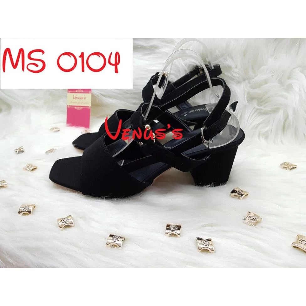 ⚡ Sale 10.10 GIÀY SANDAL CAO GÓT KHÓA MÓC CHỮ C - GIÀY BIGSIZE - MS 0104 CC saless Đẹp . Đẹp .