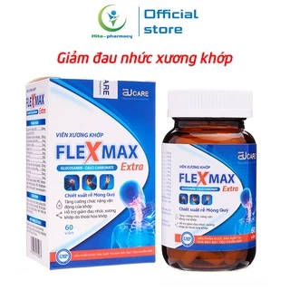 Viên xương khớp Flexmax UC2 EUCARE glucosamine giảm đau nhức xương khớp - Chai 60 viên