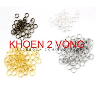 khoen 2 vòng, khoen làm đồ trang sức, khoen nối [nguyên liệu handmade, phụ liệu thủ công]