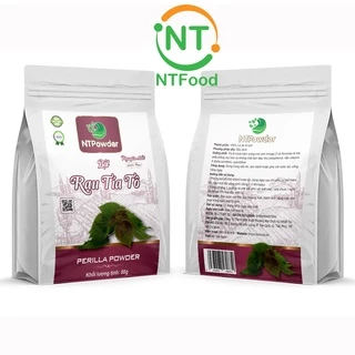 Bột Lá Tía Tô sấy lạnh nguyên chất NTPOWDER (50gr / túi zipper) - Nhất Tín Food