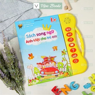 [Phiên Bản Mới Nhất] Sách Nói Điện Tử Song Ngữ Anh-Việt Giúp Trẻ Học Tốt Tiếng Anh Dành Cho Trẻ Từ 1-7 Tuổi