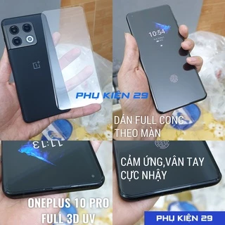 [Oneplus 9 Pro/ 10 Pro] Dán kính cường lực FULL màn FULL keo cao cấp UV BULLETPROOF