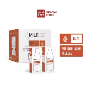 Sữa Hạt Milklab hạnh nhận 1l - Thùng 8 hộp