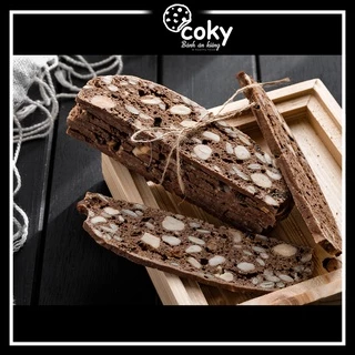 Bánh Biscotti ăn kiêng nguyên cám Cacao, bánh cho người tiểu đường