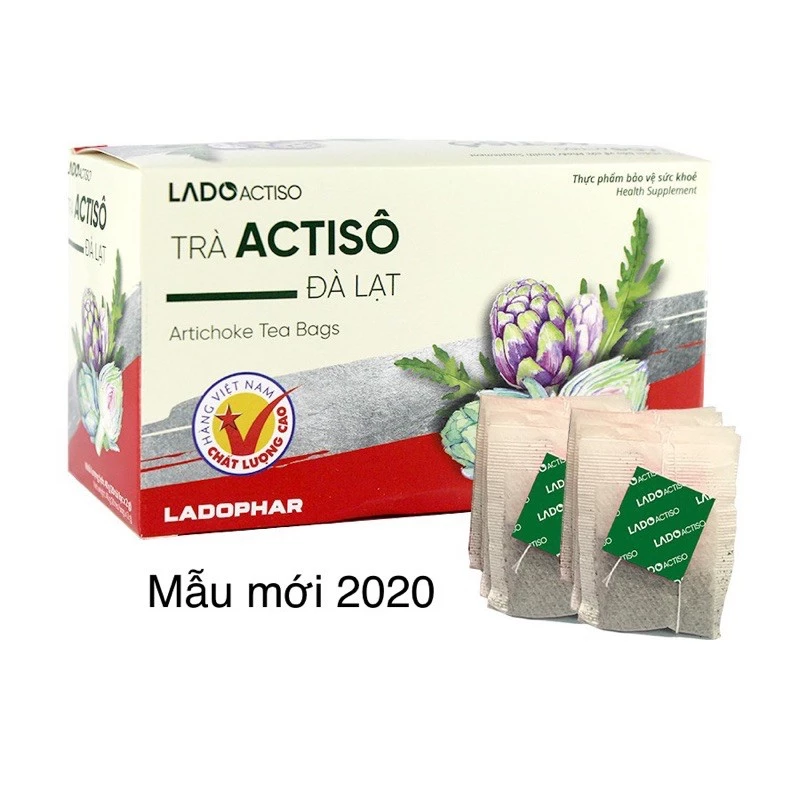 Trà Atiso Ladophar túi lọc hộp 20 túi