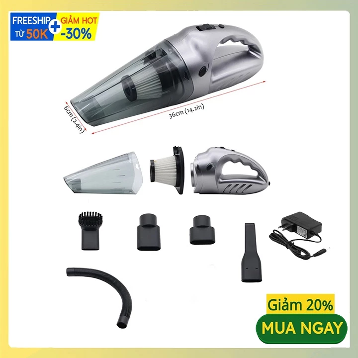 Máy hút bụi cầm tay, Máy hút bụi mini 6052 Sạc Adapter