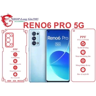 Oppo Reno 6 pro 5G miếng dán trong Ppf mặt sau