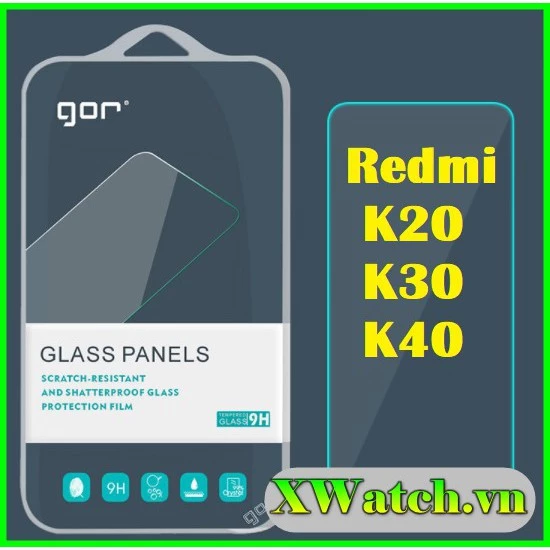 Bộ 2 Kính Cường lực Gor Xiaomi Redmi 10C K20 Pro ,K30 , k30 pro, k30 ultra, K40 K40 pro Poco F3 Note 11 4g 5g Note 10