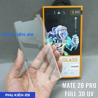 [Huawei Mate 20 Pro] Dán kính cường lực FULL màn FULL keo UV cao cấp Glass Pro+ 9H