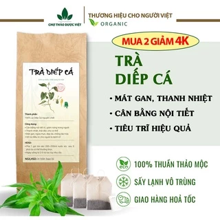 Trà diếp cá túi lọc (Thanh nhiệt, thanh lọc cơ thể, ngăn ngừa mụn, mẩn ngứa) - Chợ Thảo Dược Việt