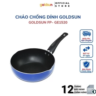 Chảo Chống Dính Sâu Lòng GOLDSUN  FP- GE1520 (B) Chiên, Xào Đa Năng, Thiết Kế Đơn Giản, Bền Đẹp